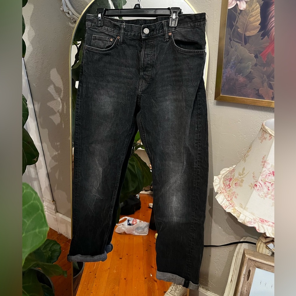 Men's Black Jeans 34